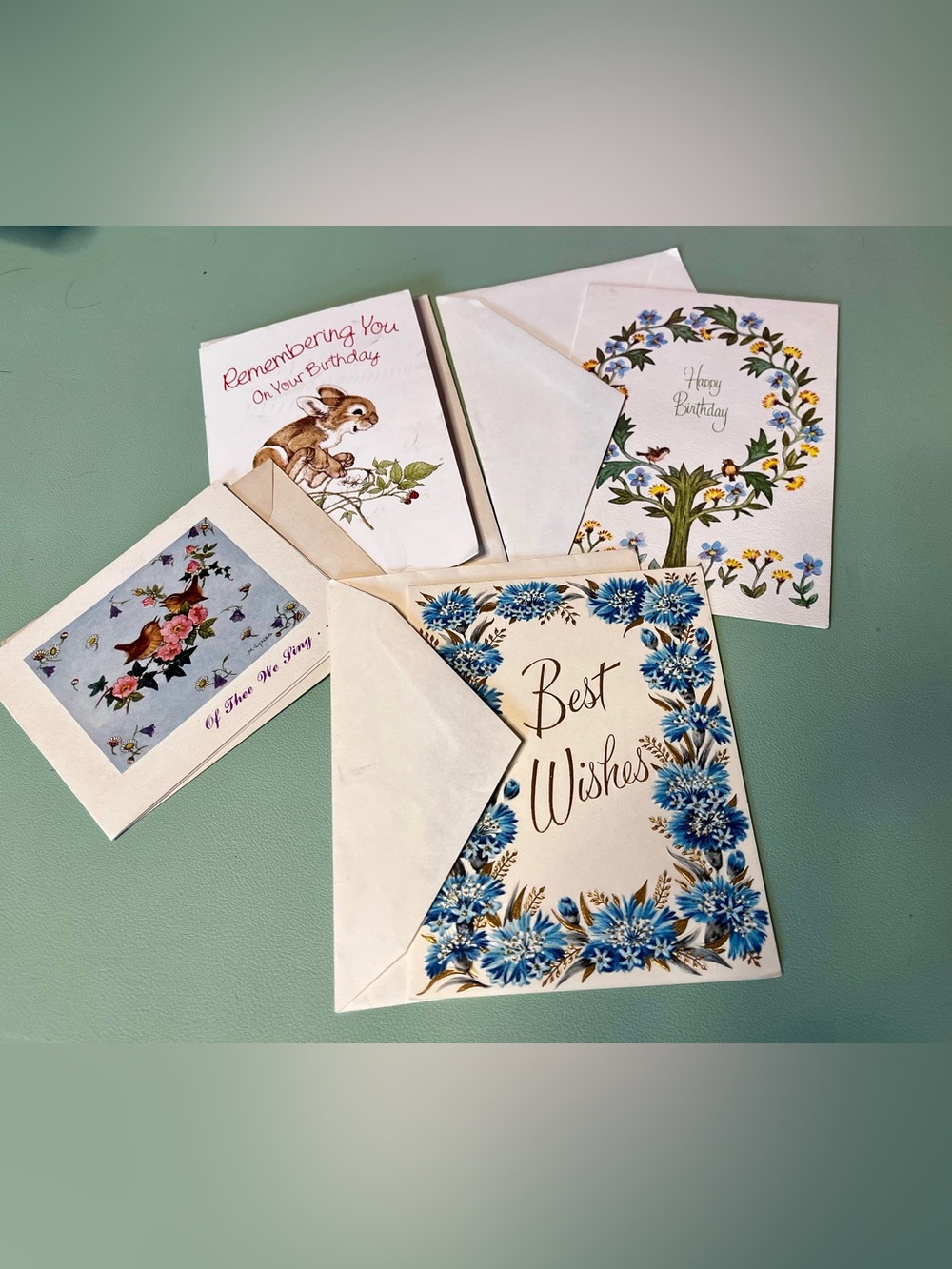 Vintage Unused Birthday Card Bundle 1950’s and 1970’s